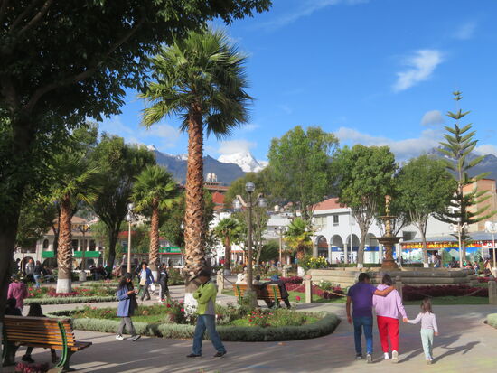 Plaza de Armas in Huaraz