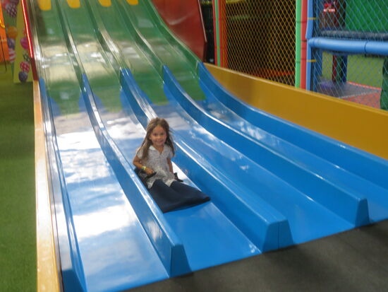 Riesigen Rutschbahnen