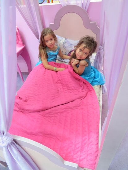 Das Prinzessin-Zimmer mit Kleidern zum Anziehen war das Highlight