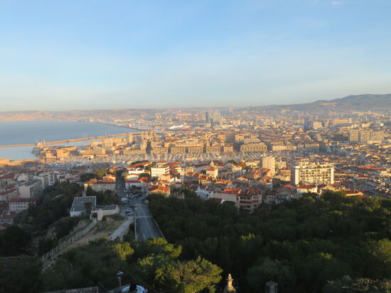 Blick auf Marseille