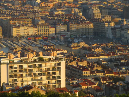 Blick auf Marseille