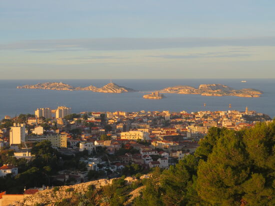 Blick auf Marseille