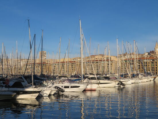 Noch einmal im Hafen von Marseille