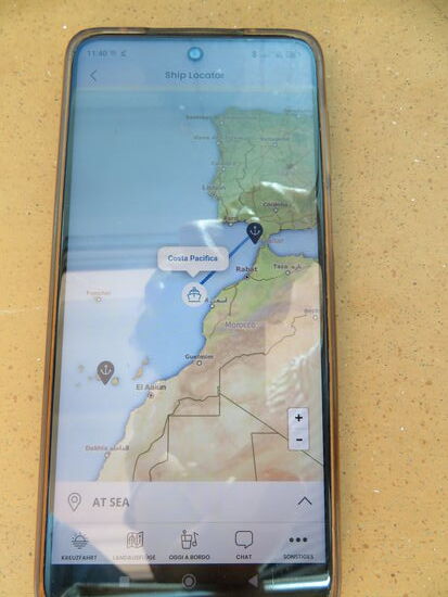 Wir sind auf dem Atlantik