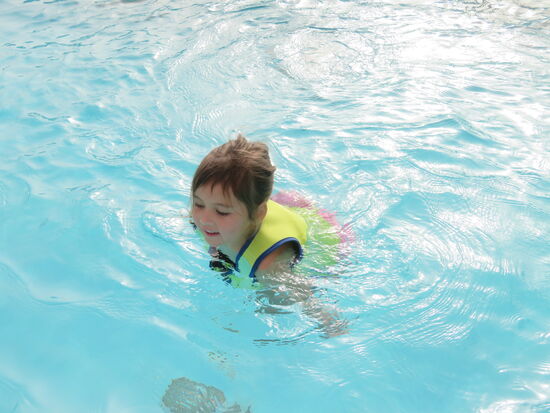 Zeit zum Schwimmen im Pool