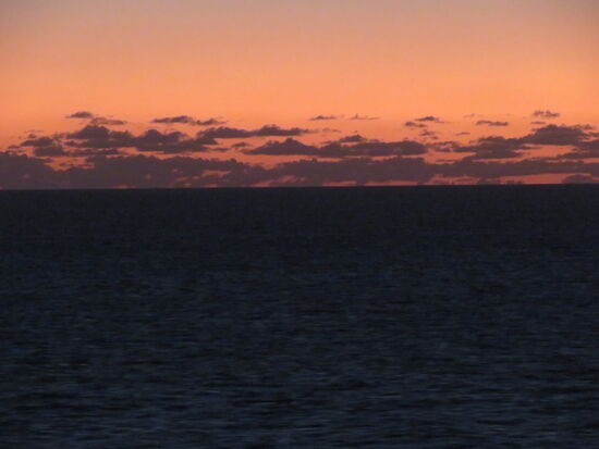Der letzte Abend auf dem Schiff
