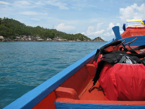 By  Longtail boat around Koh Tao