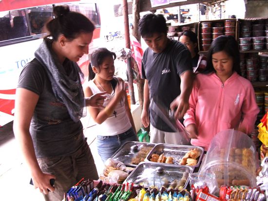 Kurze Pause unterwegs