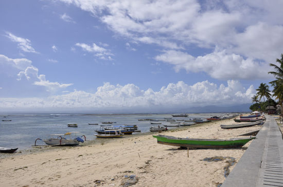 Der Strand vor unserer Anlage