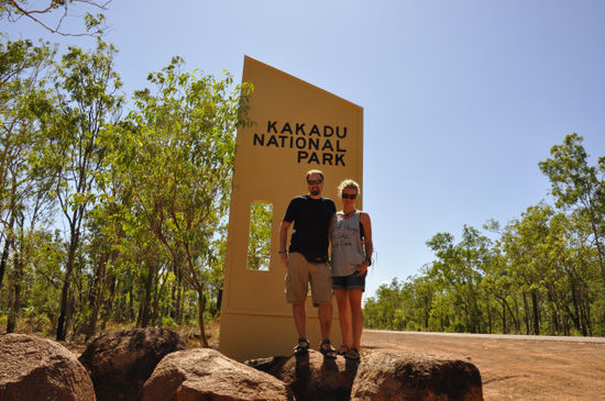Und dann das Highlight - der Kakadu National Park. Eintritt gezahlt haben wir 25 Dollar p.P., bleiben wollten wir mind. 3 Nächte. Geworden ist's dann 1 Nacht, doch dazu später...