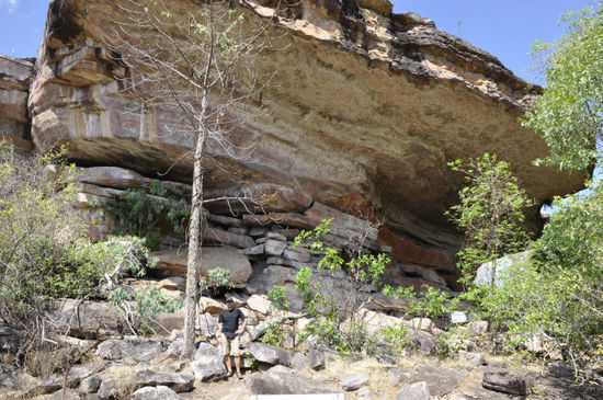 Ubir - ein heiliger Platz wo man 5000 Jahre alte Felsmalereien bewundern kann.