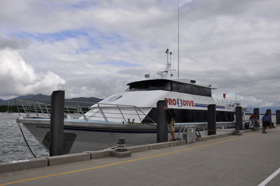 Unser Tauchboot für die nächsten 3 Tage.