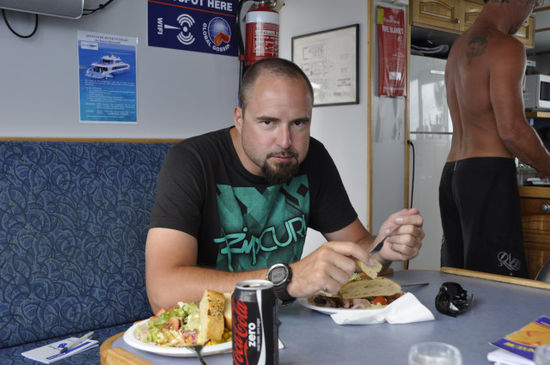 Das Essen war reichlich und gut...