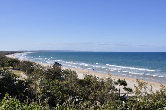 Und dann waren wir auch schon am Ziel - Rainbow Beach (als Ausgangspunkt für unsere Fraser Island Tour)