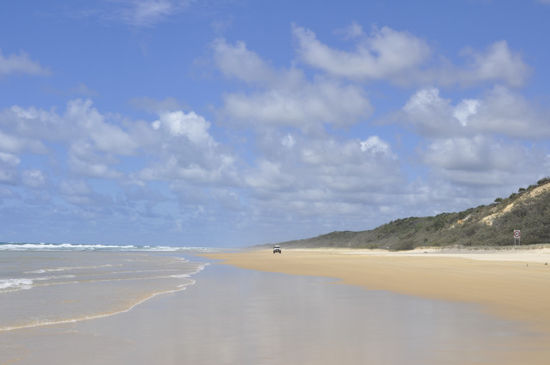 Weiter am Strand düsen.