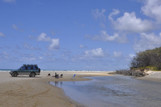 Picknickplatz auf Fraser Island...