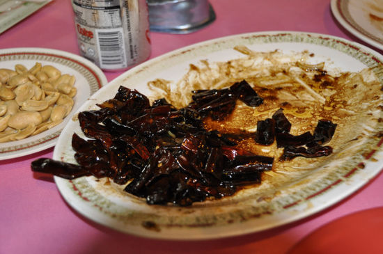 Ein paar wenige Chilis haben wir übergelassen...