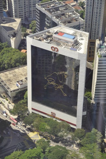 Das wahrscheinlich größte Kamel in Kuala Lumpur