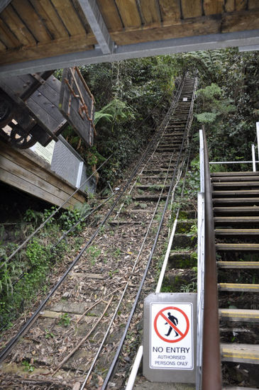 ...deshalb sind wir mit der steilsten Bahn der Welt...
