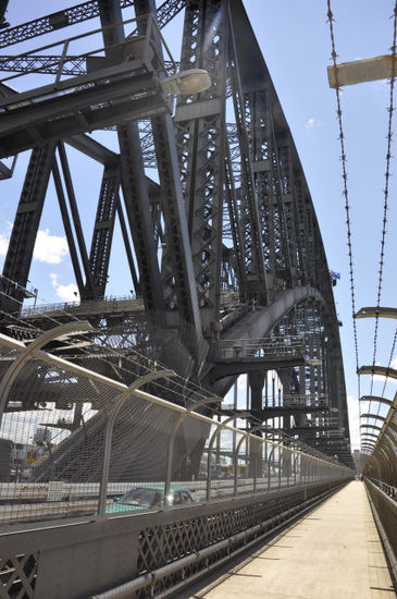 Auf der Harbour Bridge
