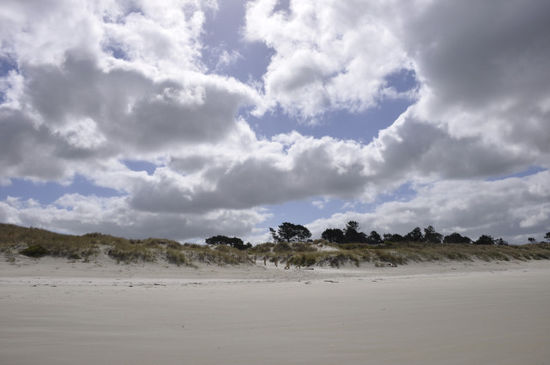 Der Strand vor unserem 1. Campingplatz