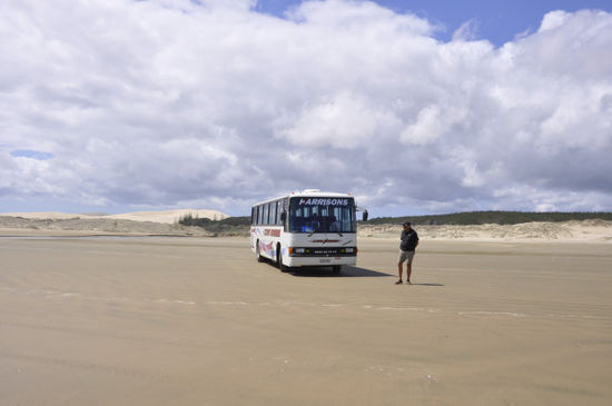 Bus (übrigens kein 4WD!) und Guide