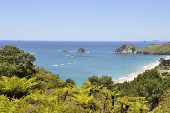 Und dann waren wir auch schon am bekanntesten und meistfotografiertesten Teil der Ostküste Coromandels - Cathedral Cove bei Hahei