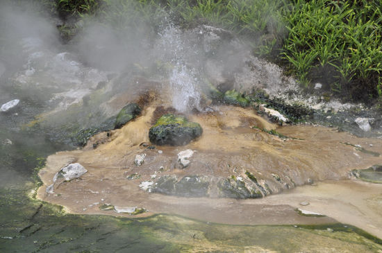 ein kleiner Geysir