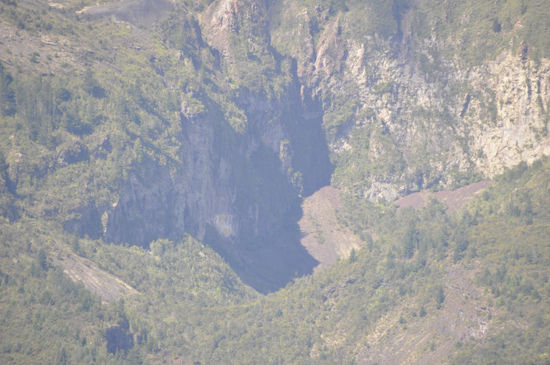 Ein Krater auf dem Mt. Tarawera