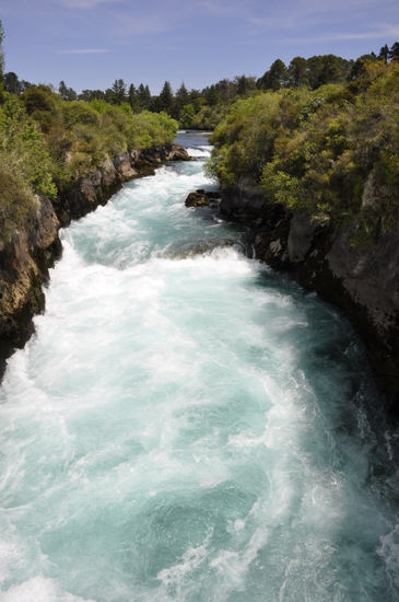Die Huka Falls bei Taupo