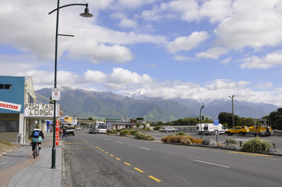 In Kaikoura selbst gehts recht beschaulich zu...