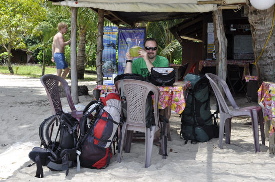 Dann sind wir auch schon auf Perhentian Kecil (small island) angekommen...