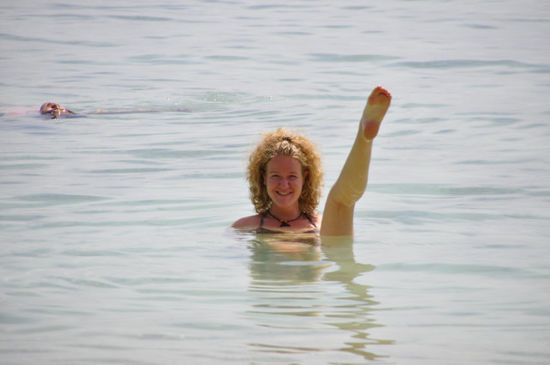 Sind dann erstmal schwimmen gegangen...
