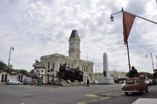 Oamaru, bekannt für seine Kalksteinbauten und seine Zwergpinguinkolonie.