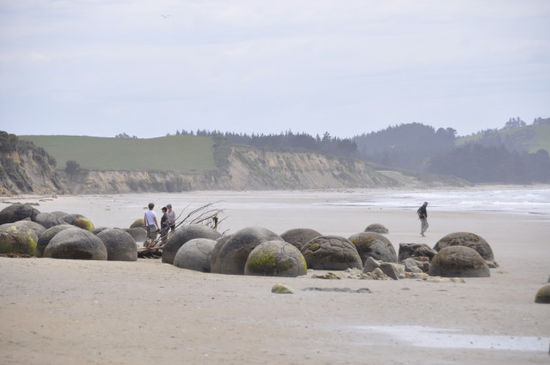 Die liegen da wie Murmeln am Strand herum
