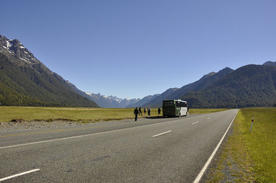 Unser Bus, den wir mit weiteren 7 Personen ganz für uns hatten!