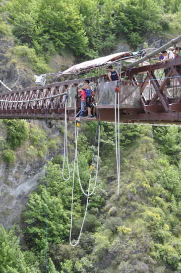 Das Mekka der Bundy Jumper, die Brücke bei Queenstown.