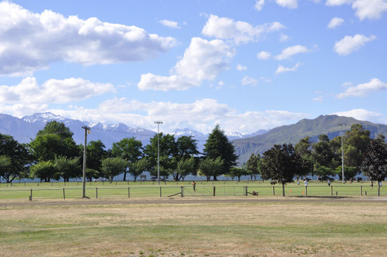 Und auch die Aussicht vom Campingplatz war ganz gut.