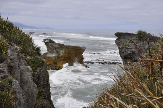 Bei den Pancake Rocks