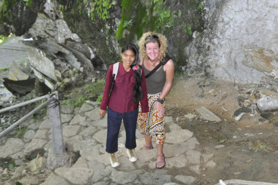 Ich mit unserem Guide Wanda...