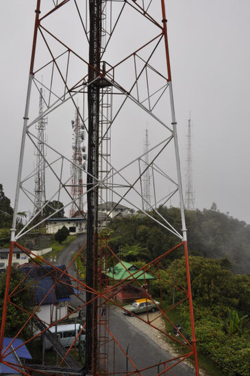 ... und der Antennenwald war auch nicht zu verachten.