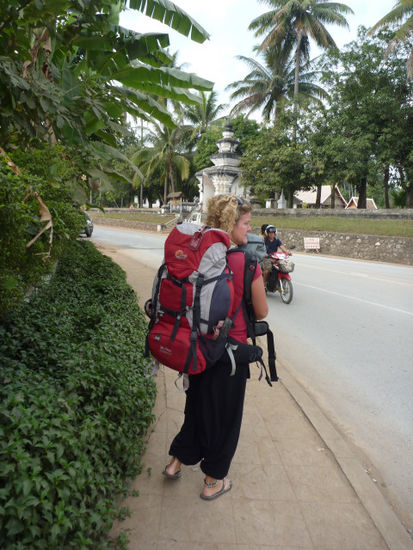 Das Los eines Backpackers: Ankunft in Luang Prabang...