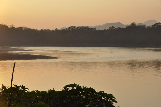 ...am Mekong sitzen...