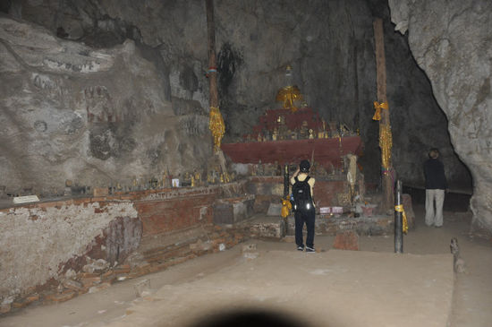Die kleinere zweite Höhle...
