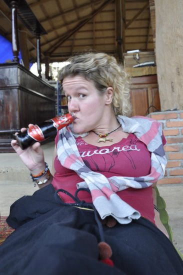 Am Abend noch ein bisi trinken...