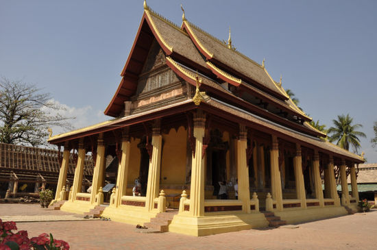 Wat Si Saket, der älteste Tempel der Stadt.