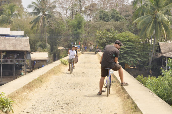 The old French Bridge rüber nach Don Khon