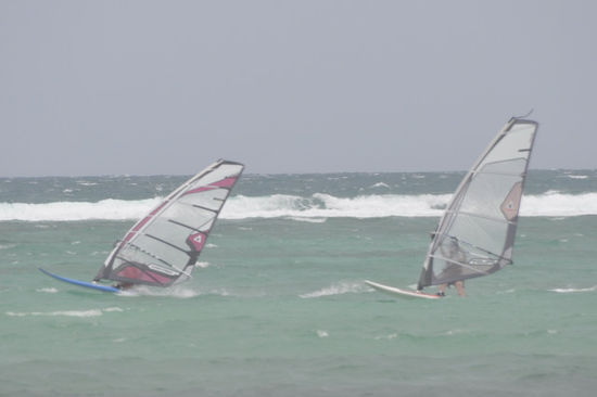 Und hier noch für Marko mit einem dicken Bussi nach Irland! Ja, wir hatten JEDEN Tag super Wind .