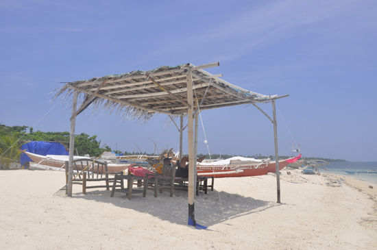Am Strand liess es sich gut entspannen...