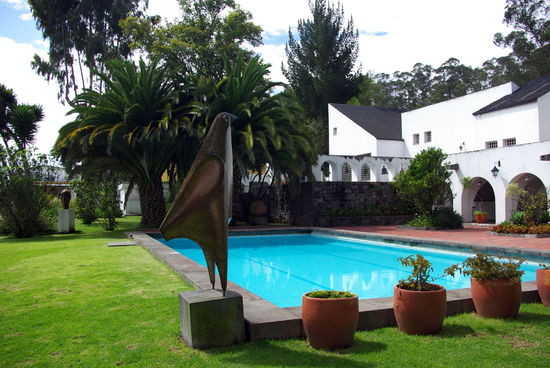 Wohnhaus und Garten des Malers Guyasamin